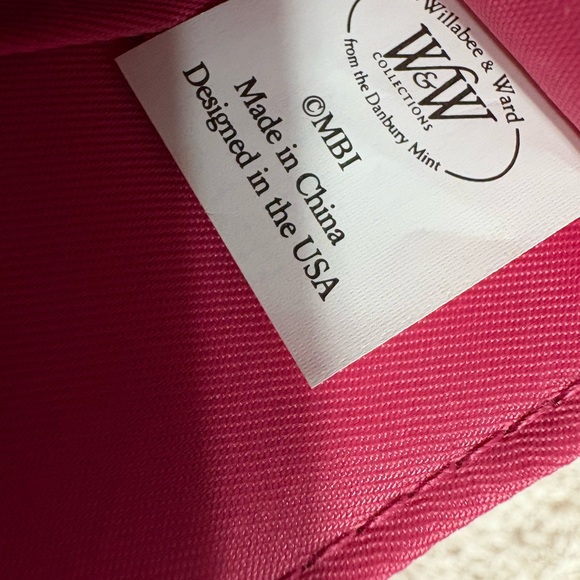 Quilted Pink Floral Crossbody Bag; Willabee & Ward Collections – Danbury Mint - Picture 6 of 9